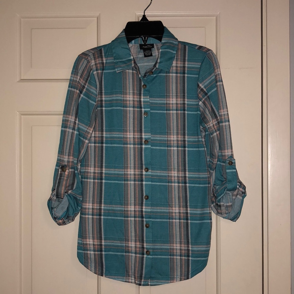 Rue21 Plaid Button-up